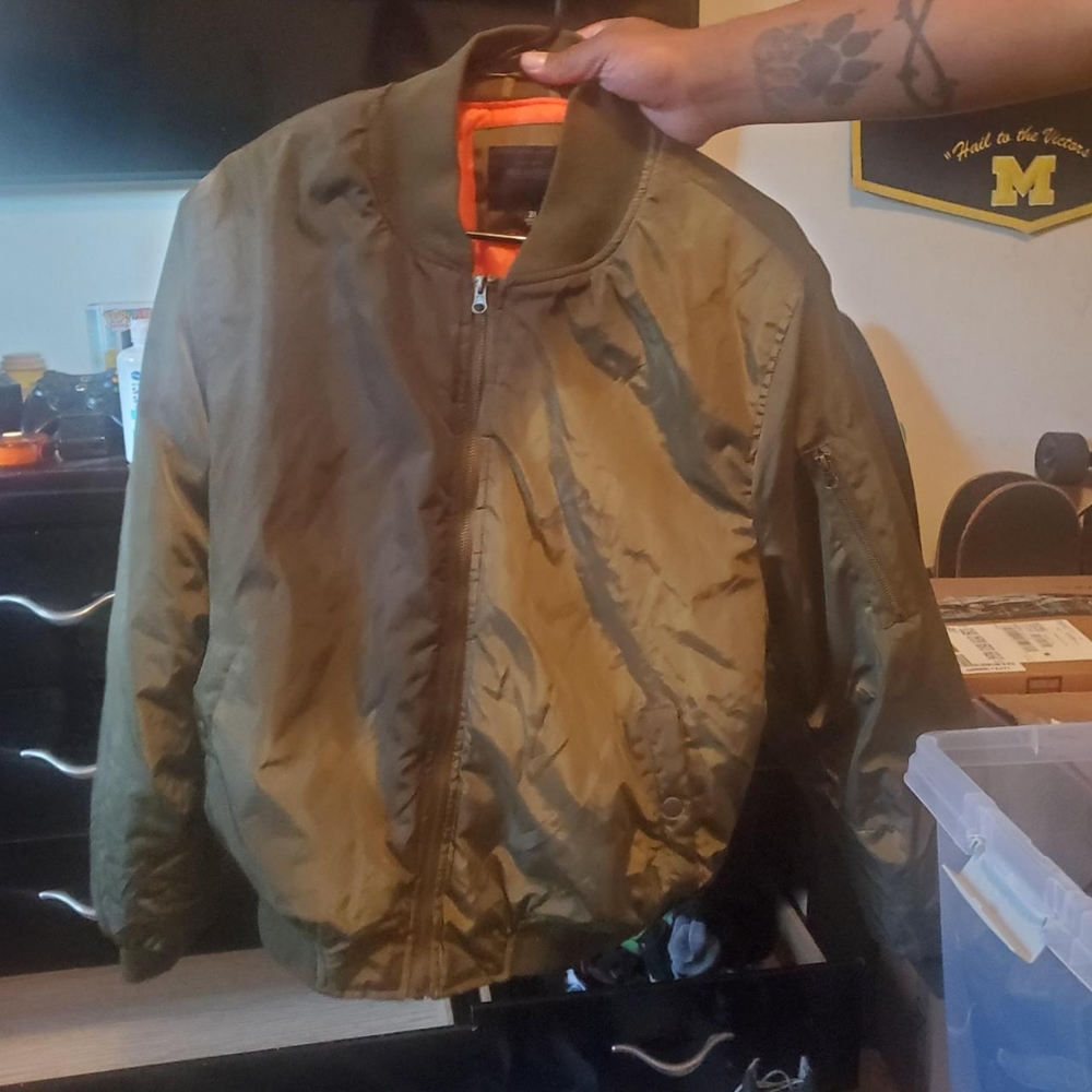 Green Bomber Jacket